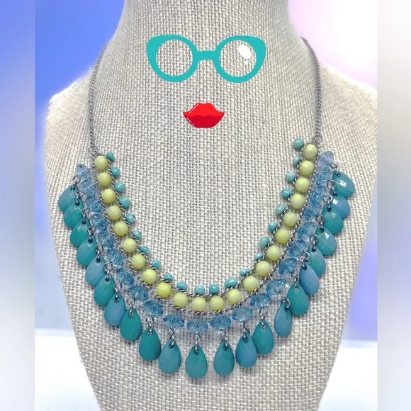 Beaded Chain Maille Boho Tassel Necklace - Picture 5 of 5